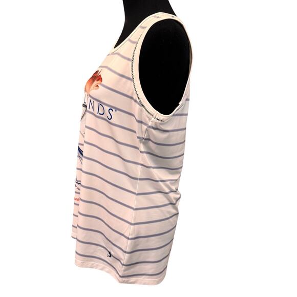 NEW REEL LEGENDS White Linnea Szymanski Keep It Cool Tank Top Size L - Picture 3 of 5
